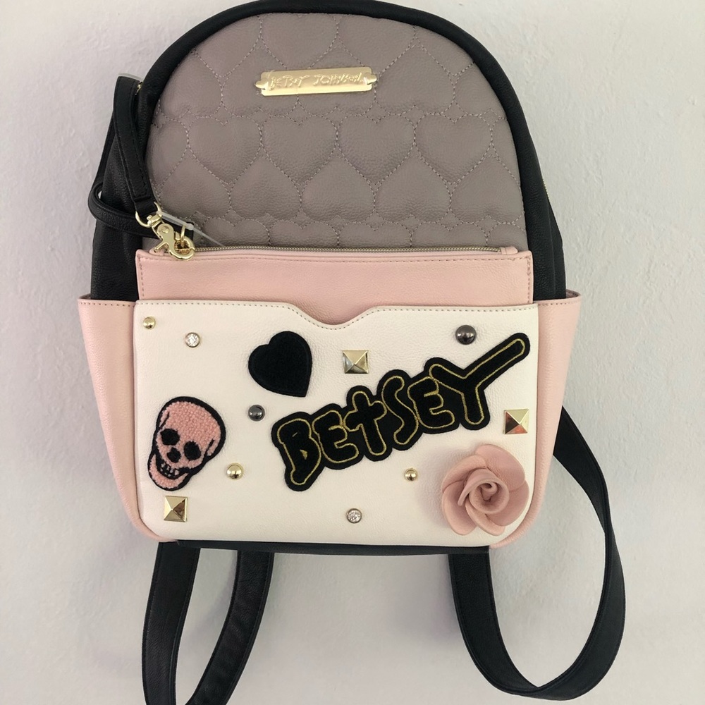 Betsey Johnson Backpack/Clutch
